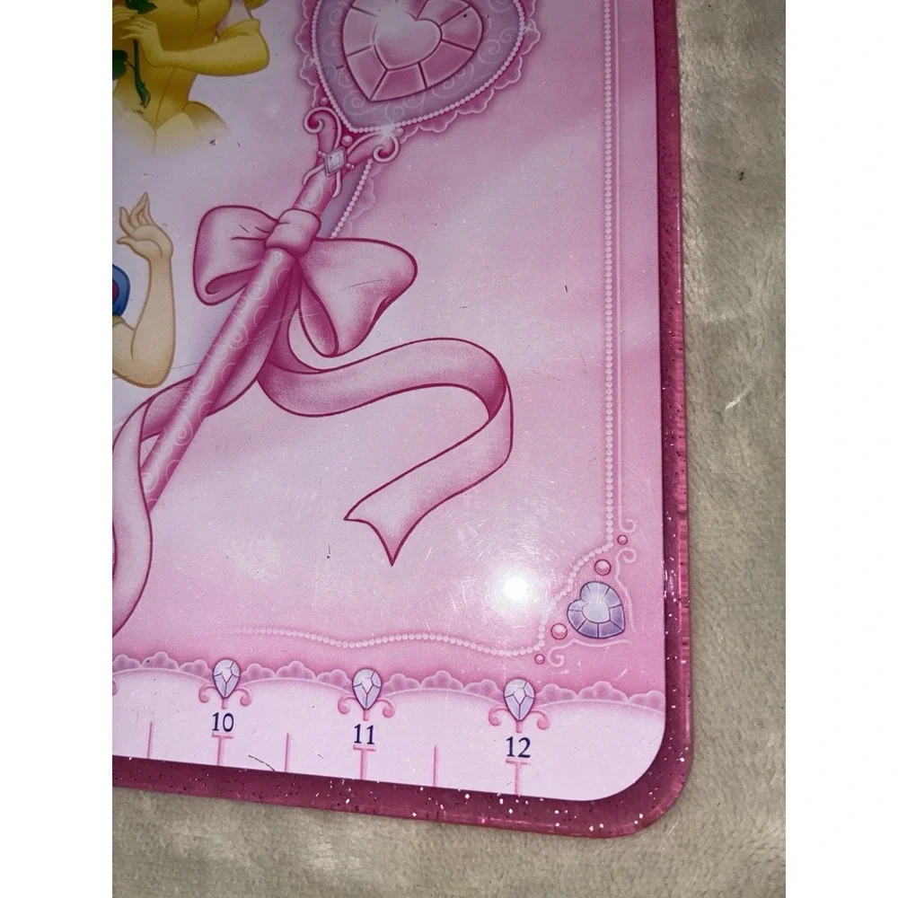 Disney Princesses Clipboard Pink Flowers 12x10